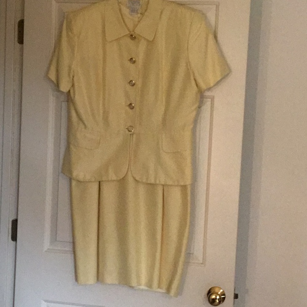 Silk jacket dress